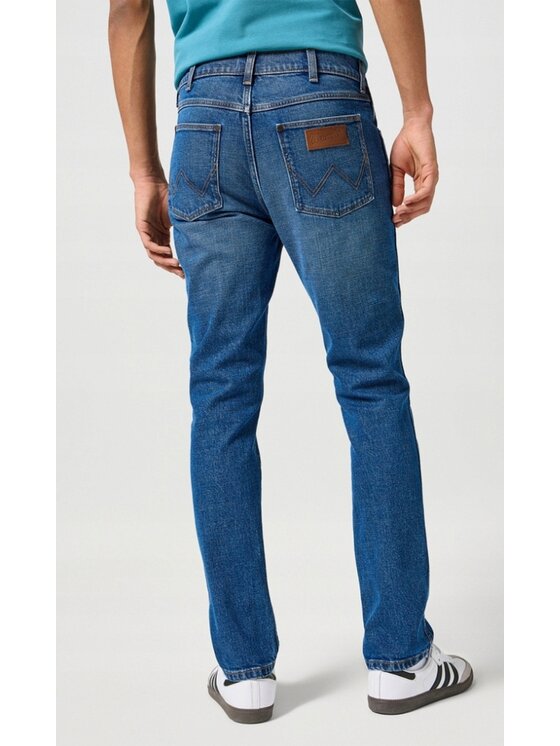 Wrangler Wrangler Jeansy Larston Niebieski Slim Fit