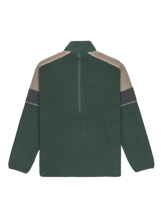 Quiksilver Quiksilver Флісовий реглан Clean Coast Block EQYPF03065 Зелений Loose Fit