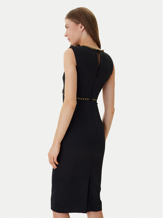 Marciano Guess Marciano Guess Koktejlové šaty 6RGK18 9373Z Černá Regular Fit