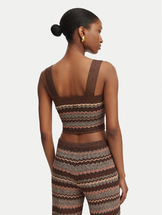 Marciano Guess Marciano Guess Top G6GR15 Z0643 Pruun Regular Fit