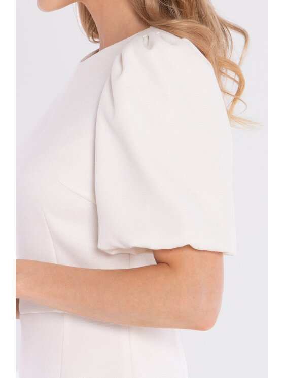 Stylove Stylove Abito da cocktail S431 Bianco A-Line Fit