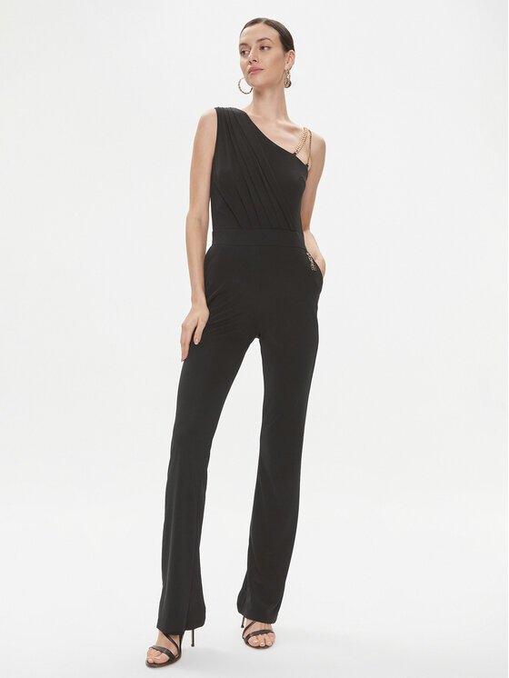 Fracomina Overal FQ23WO2003W62601 Čierna Slim Fit