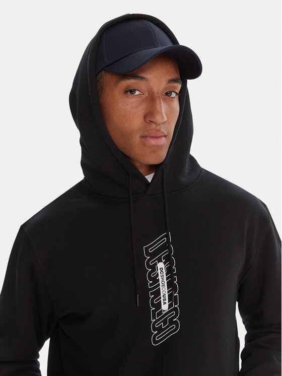 DC DC Світшот EDYFT03557 KVJ0 Чорний Regular Fit