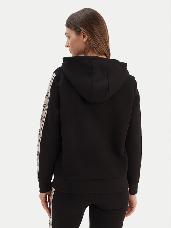 Guess Guess Mikina V4YQ11 KB3P2 Černá Regular Fit