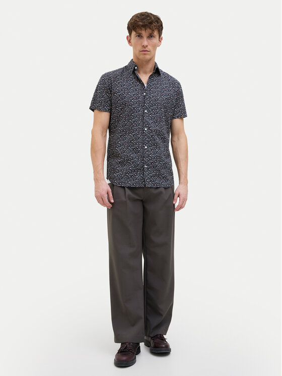 Jack&Jones Jack&Jones Marškiniai Summer 12274951 Tamsiai mėlyna Regular Fit