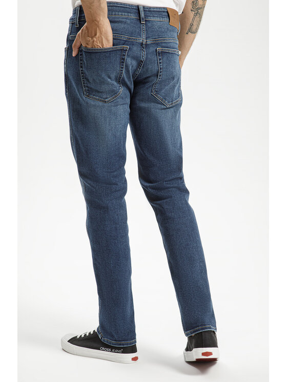 Cross Jeans Cross Jeans Jeansy C 132-083 Niebieski Straight Leg