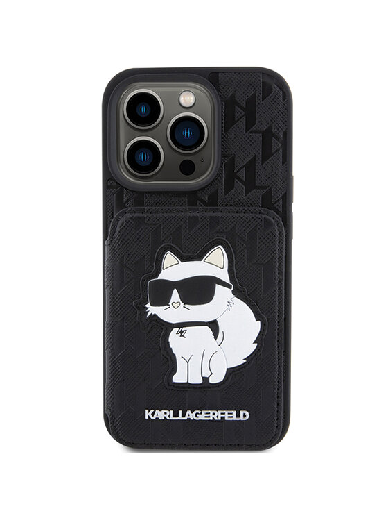 KARL LAGERFELD KARL LAGERFELD Etui na telefon iPhone 15 Pro Czarny