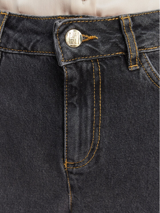 Marella Marella Τζιν Drago 2615181121 Μαύρο Wide Leg