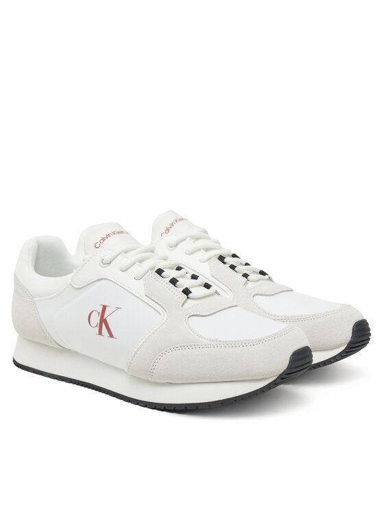 Calvin Klein Jeans Calvin Klein Jeans Sneakersy Retro Sock Runner Mg YM0YM01152 Biały