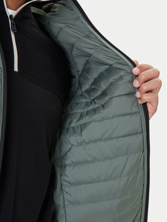 BOSS BOSS Pārejas jaka Ow Urbanex JT HD 50549181 Zaļš Regular Fit
