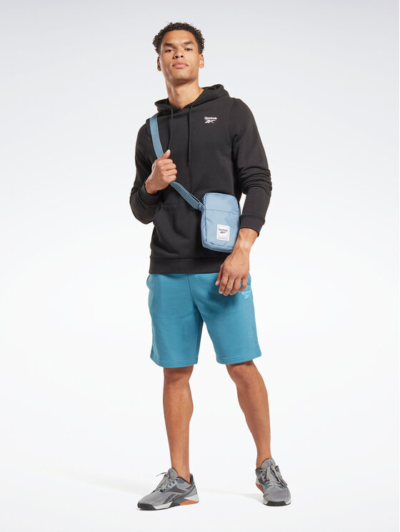 Reebok Reebok Μπλούζα Identity Logo HA9273 Μαύρο Regular Fit