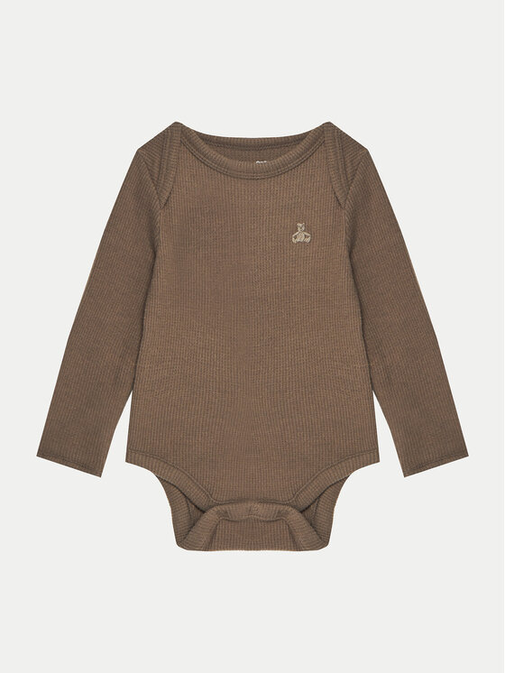 Gap Gap Комплект от 3 броя детски бодита 600961-02 Бежов