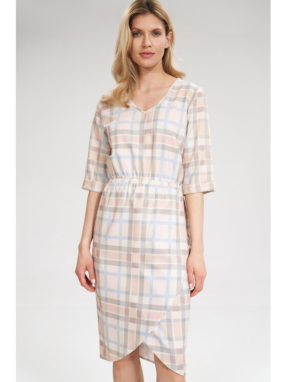 FIGL FIGL Sukienka M702 Kolorowy Regular Fit