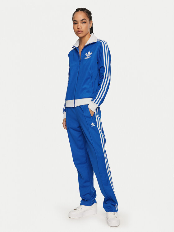 adidas adidas Spodnji del trenirke Beckenbauer IY2228 Modra Regular Fit