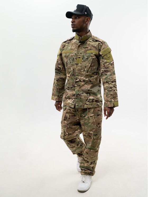 Jigga Wear Jigga Wear Dres Taktyczny Komplet militarny wojskowy usa moro mundur camo 129977 Beżowy Regular Fit