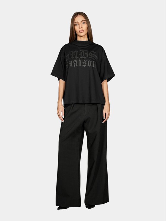 MADE BY SOCIETY MADE BY SOCIETY T-Shirt Ritual Gothic - T27760 Czarny Basic Fit