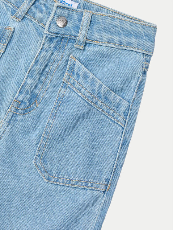 Mayoral Mayoral Jeans hlače 3554 Modra Mom Fit