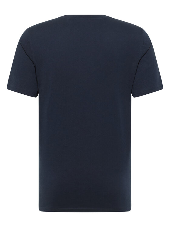 Mustang Mustang T-Shirt Style Austin Granatowy Regular Fit