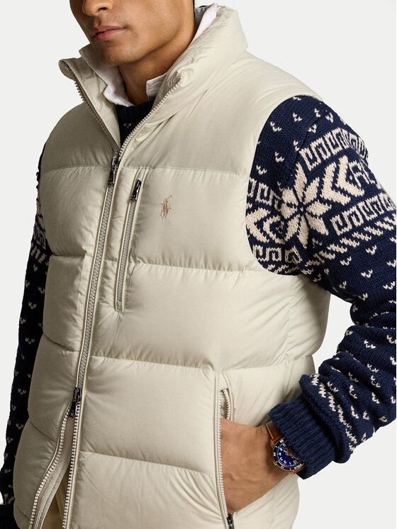 Polo Ralph Lauren Polo Ralph Lauren Prsluk 710940236006 Bež Regular Fit