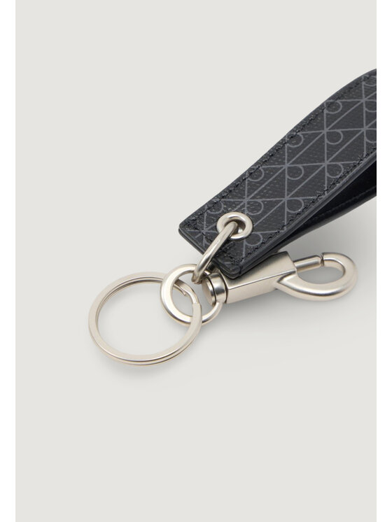 Calvin Klein Calvin Klein Portachiavi EMBLEM AOP COATED KEY FOB Nero