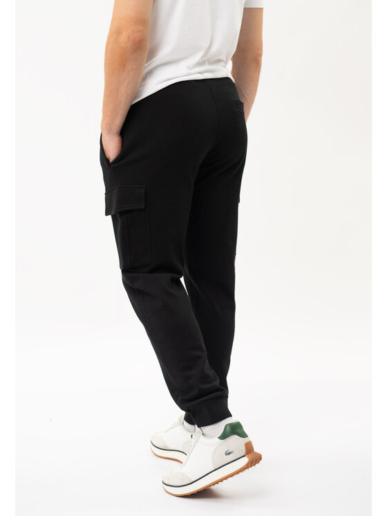 Volcano Volcano Spodnie dresowe N-CAVE Czarny Regular Fit