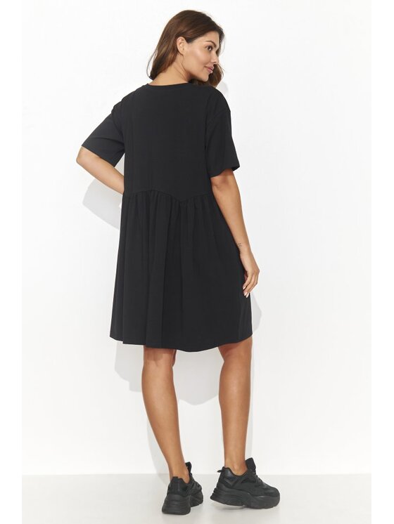 Numinou Numinou Sukienka codzienna NU470 Czarny Loose Fit