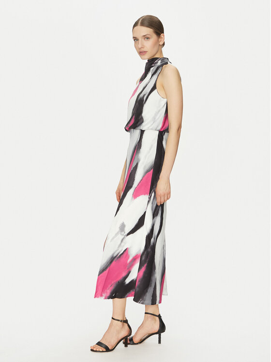 DKNY DKNY Koktejlové šaty P4JBNZ22 Barevná Regular Fit