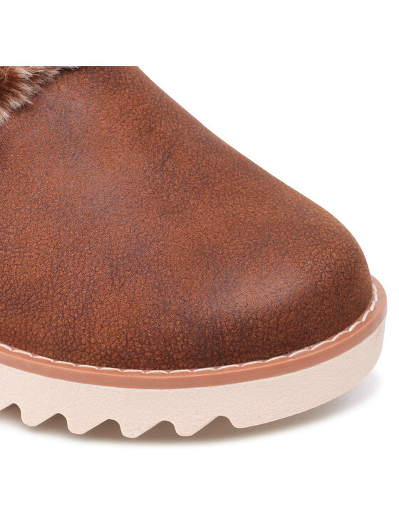 Skechers Skechers Kapcie BOBS Winter Rock 113423/BRN Brązowy