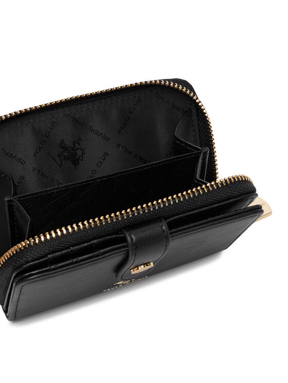 Beverly Hills Polo Club Beverly Hills Polo Club Портфейл CEO-BHPC-W1-004-SS26 Черен