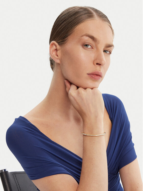 Swarovski Swarovski Náramek Dextera bangle 5724581 Zlatá