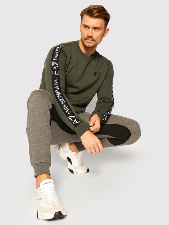 EA7 Emporio Armani EA7 Emporio Armani Felpa 6HPM11 PJ07Z 1867 Verde Regular Fit
