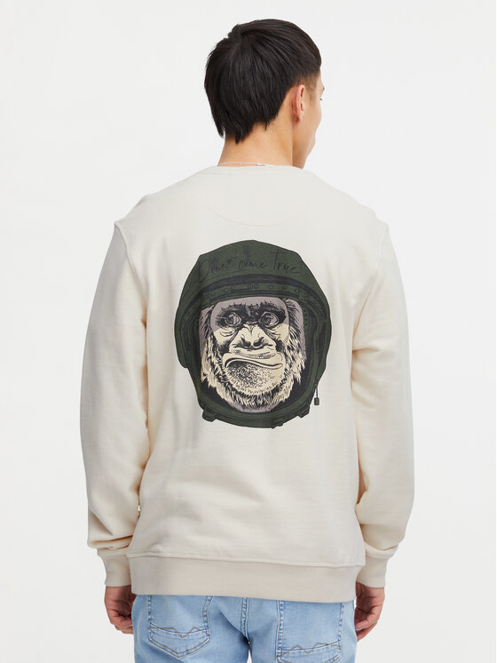 Blend Blend Sweatshirt 20716539 Écru Regular Fit