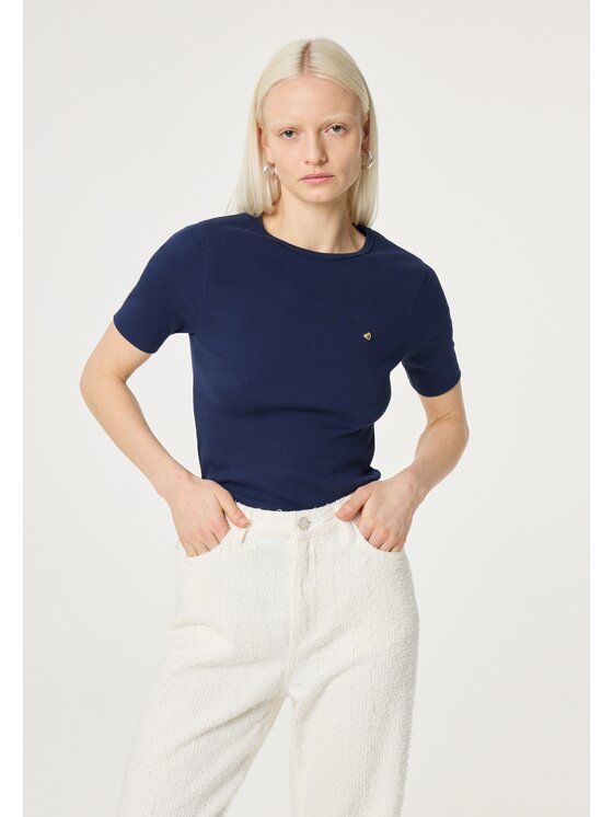Fabienne Chapot Fabienne Chapot T-Shirt 6228-1770-175 Niebieski jasny Slim Fit