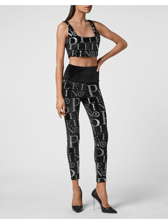 PHILIPP PLEIN PHILIPP PLEIN Legíny 1981 Černá Skin Tight Fit