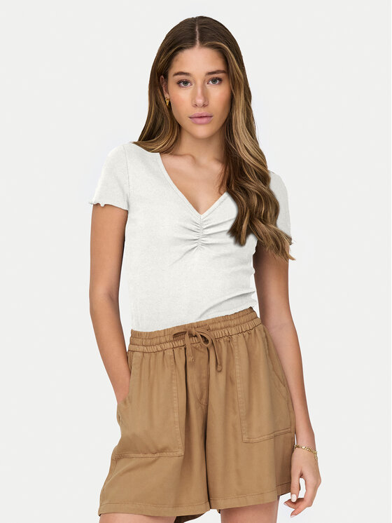 ONLY ONLY Tričko Betty 15311919 Biela Regular Fit
