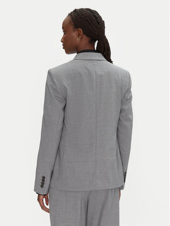 BOSS BOSS Marynarka Jaleto9 50543302 Szary Slim Fit