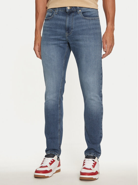 Tommy Jeans Džinsi Austin DM0DM21053 Zils Slim Tapered Fit