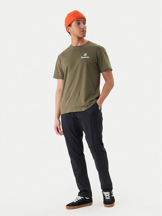 Element Element Pantaloni chino Relax Work ELYNP00188 Negru Relaxed Fit
