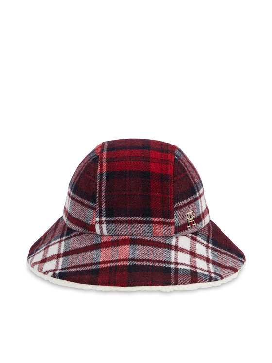 Pălărie Tommy Hilfiger Tommy Check Bucket Hat AW0AW15313 Bleumarin