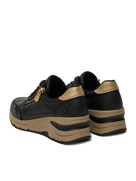 Rieker Rieker Sneakersy N9301-00 Czarny