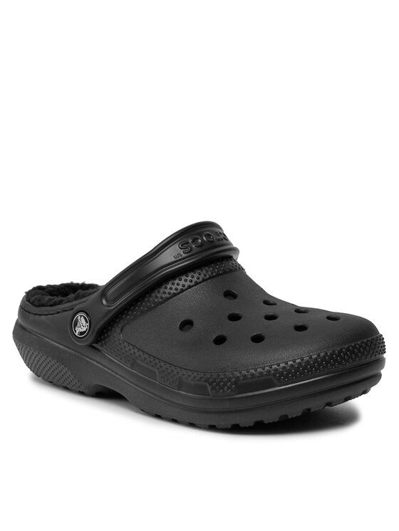 Crocs Crocs Șlapi Classic Lined Clog 203591 Negru