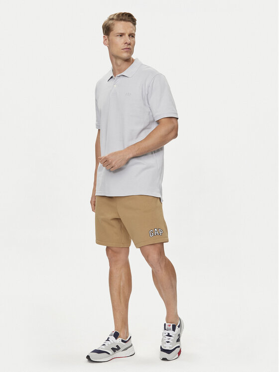 Gap Gap Športne kratke hlače 866764-00 Khaki Regular Fit