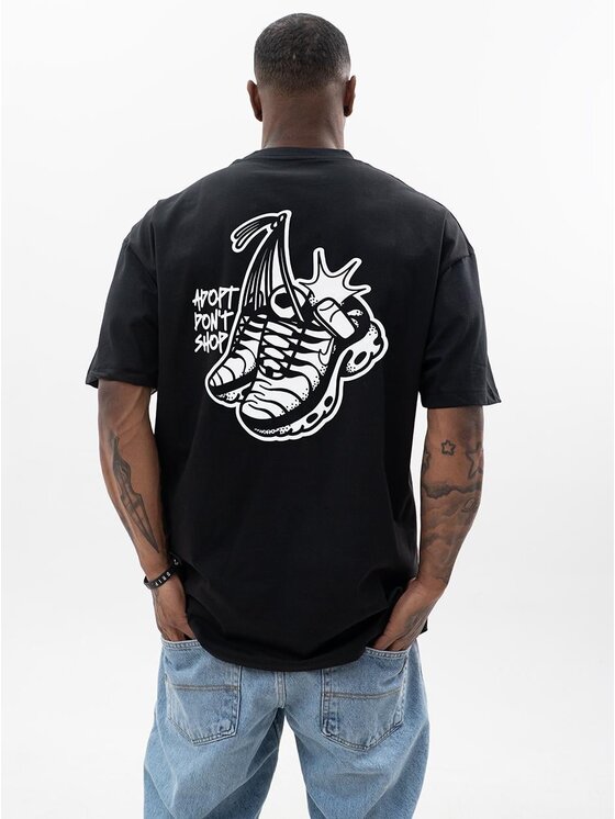 Jigga Wear Jigga Wear T-Shirt 132043 Czarny Oversize
