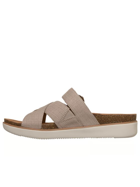 Skechers Skechers Klapki 119870 TPE Beżowy