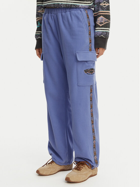 Billabong Billabong Pantaloni da tuta Winter Camp EBJFB03001 Blu Loose Fit