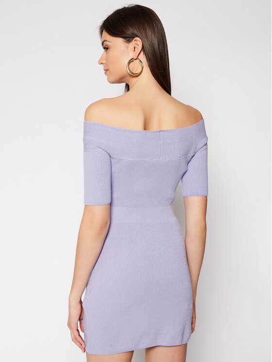 Vestito di maglia AM-07Q-11E2-V499 Viola Slim Fit