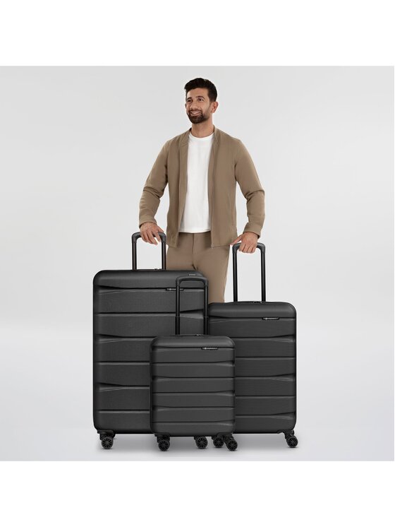 Franky Franky Komplet walizek 301058 Czarny