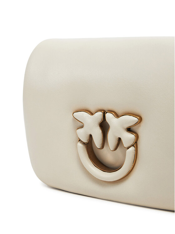 PINKO PINKO Handtasche Love Click Puff Baby 101584 A10F Écru