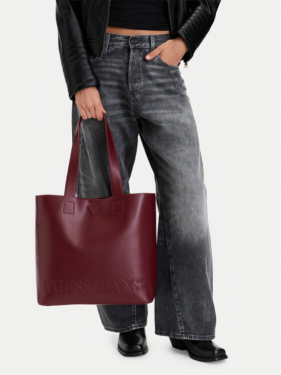 Guess Jeans Guess Jeans Handtasche CEO-GUESS-B-010-09 Dunkelrot
