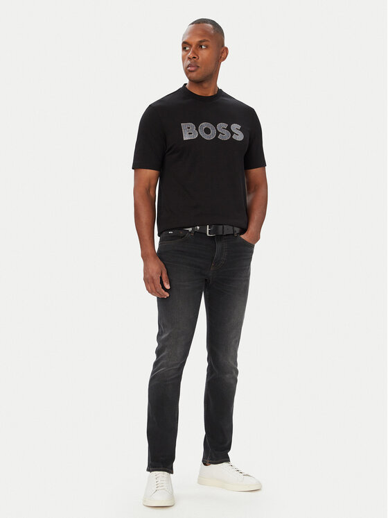 BOSS BOSS Jeansy H-Delaware 50564384 Czarny Slim Fit